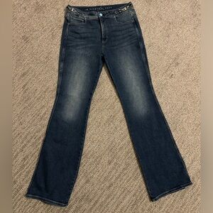 WHBM Size 10 Everyday soft flare jeans